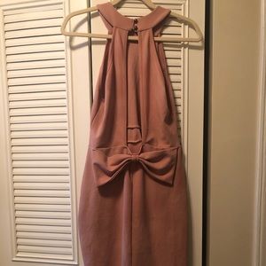 Mauve Body Con Dress Semi-Open Back by Windsor’s